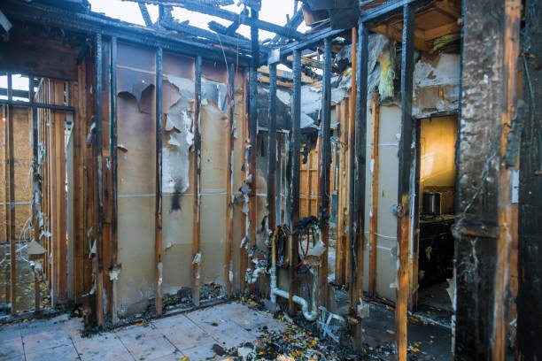 Professional Soot Cleanup technician working in Lansdowne, VA